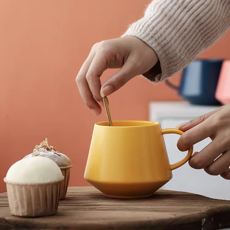 Cute Tazas Modern Nordic Glazed Coffee Mug