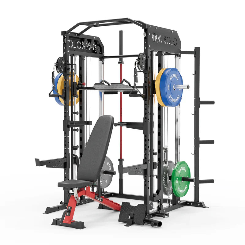 M7 Smith Machine Functional Trainer with Full Vertical Leg Press