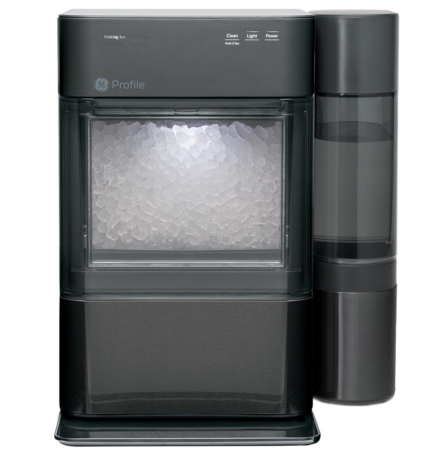 GE Profile Opal 2.0 XL with 1 Gallon Tank, Chewable Crunchable Countertop Nugget Ice Maker, Scoop included, 38 lbs in 24 hours, Pellet Ice Machine with WiFi & Smart Connected, Stainless Steel