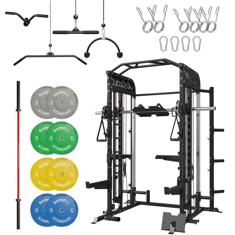 M7 Smith Machine Functional Trainer with Full Vertical Leg Press