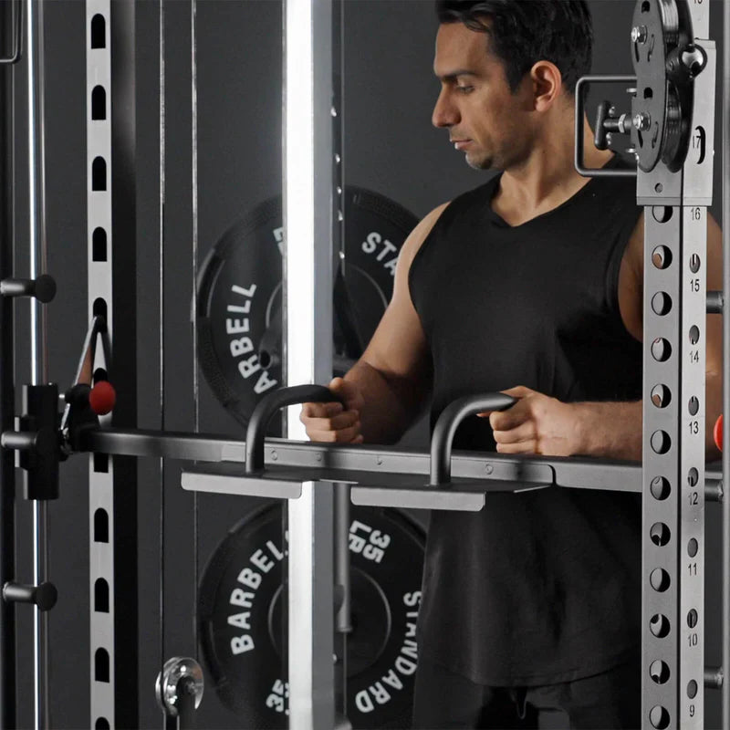 M7 Smith Machine Functional Trainer with Full Vertical Leg Press
