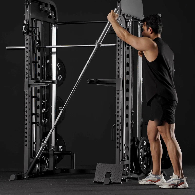 M7 Smith Machine Functional Trainer with Full Vertical Leg Press