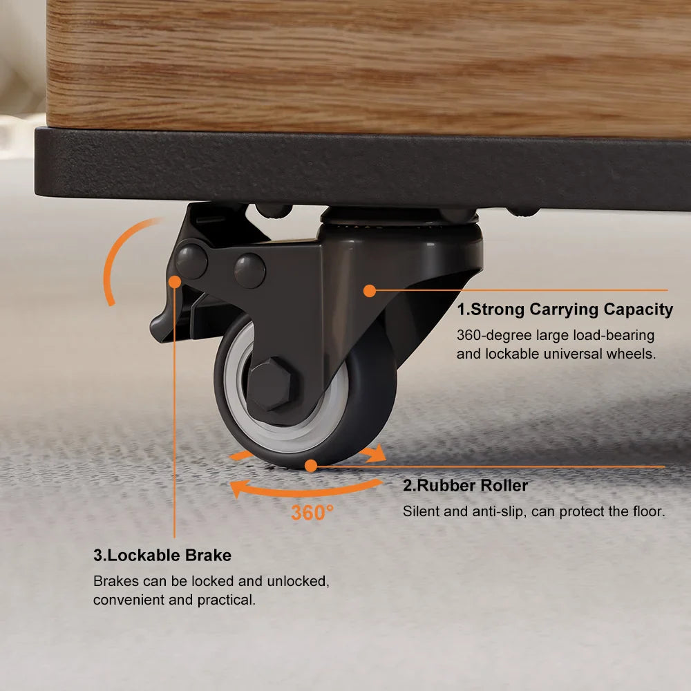 1200mm Lift-Top Foldable Walnut Coffee Table with Drawers & Cabinet