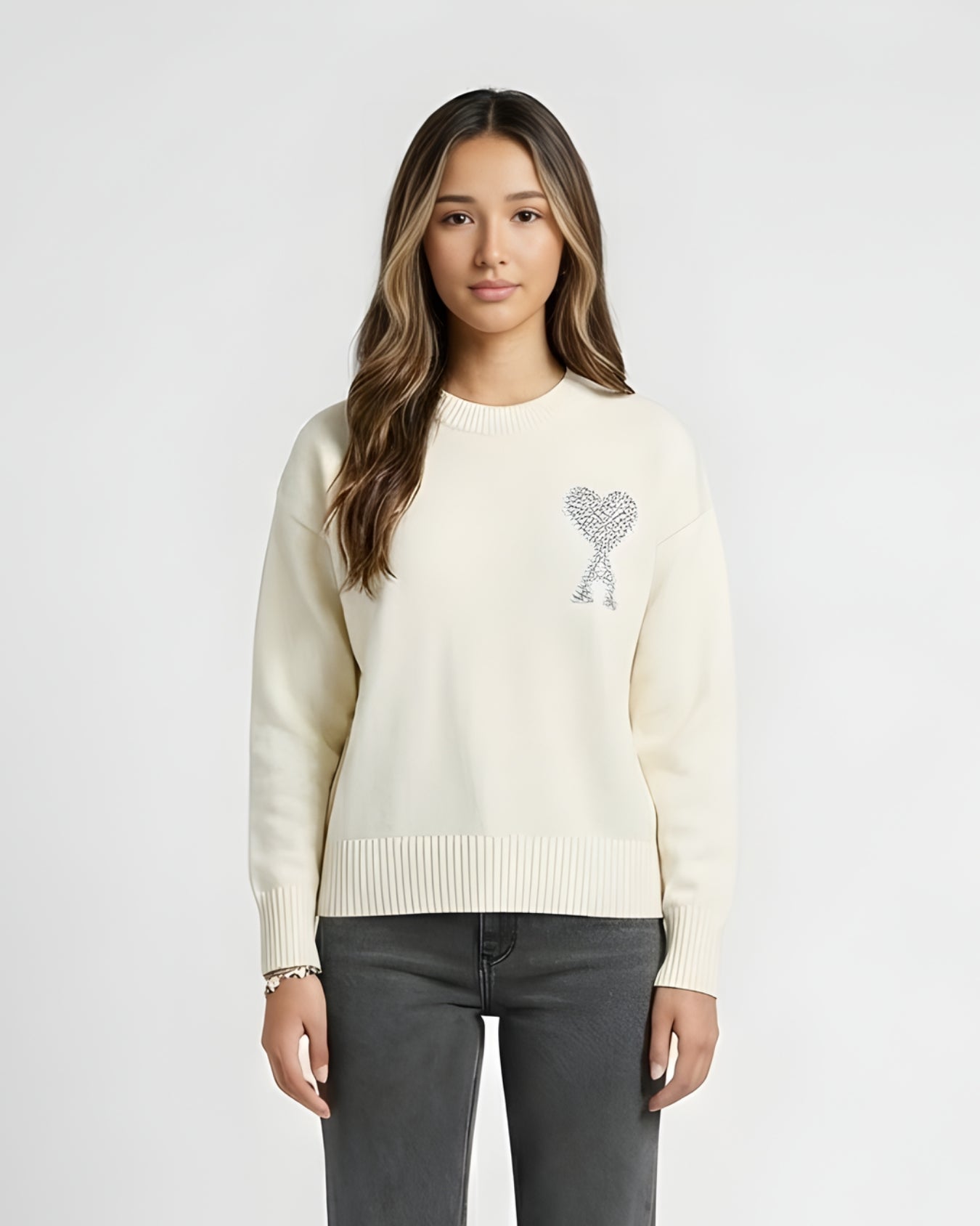 A - HEART SWEATER