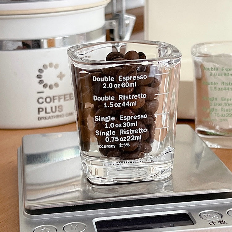 Espresso Shot Glass with Measurement Marks