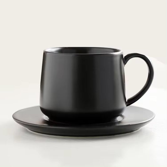 Water Coffee Mug and Saucer