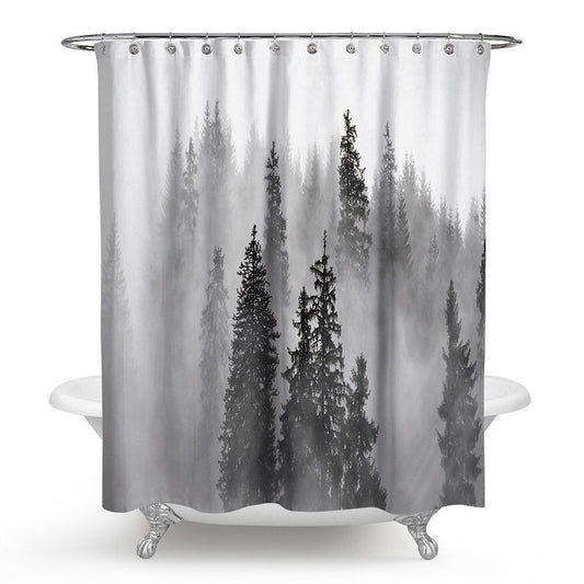 Mountain - Forest Shower Curtain