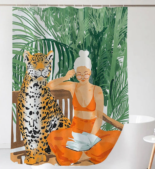 Boho Waterproof Shower Curtain