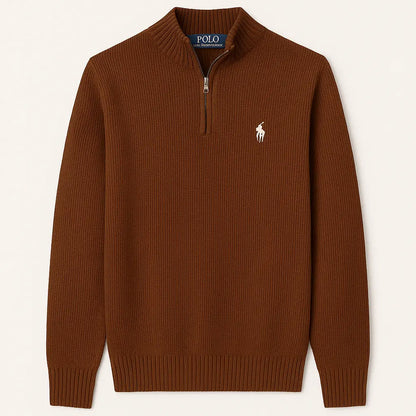 Ralph Lauren Knitted Polo Sweater – Complete Look Edition