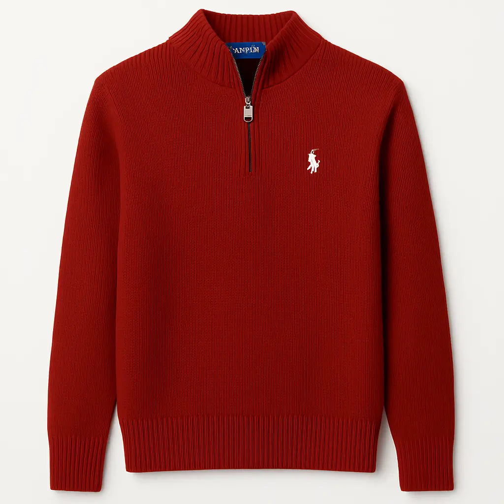 Ralph Lauren Knitted Polo Sweater – Complete Look Edition