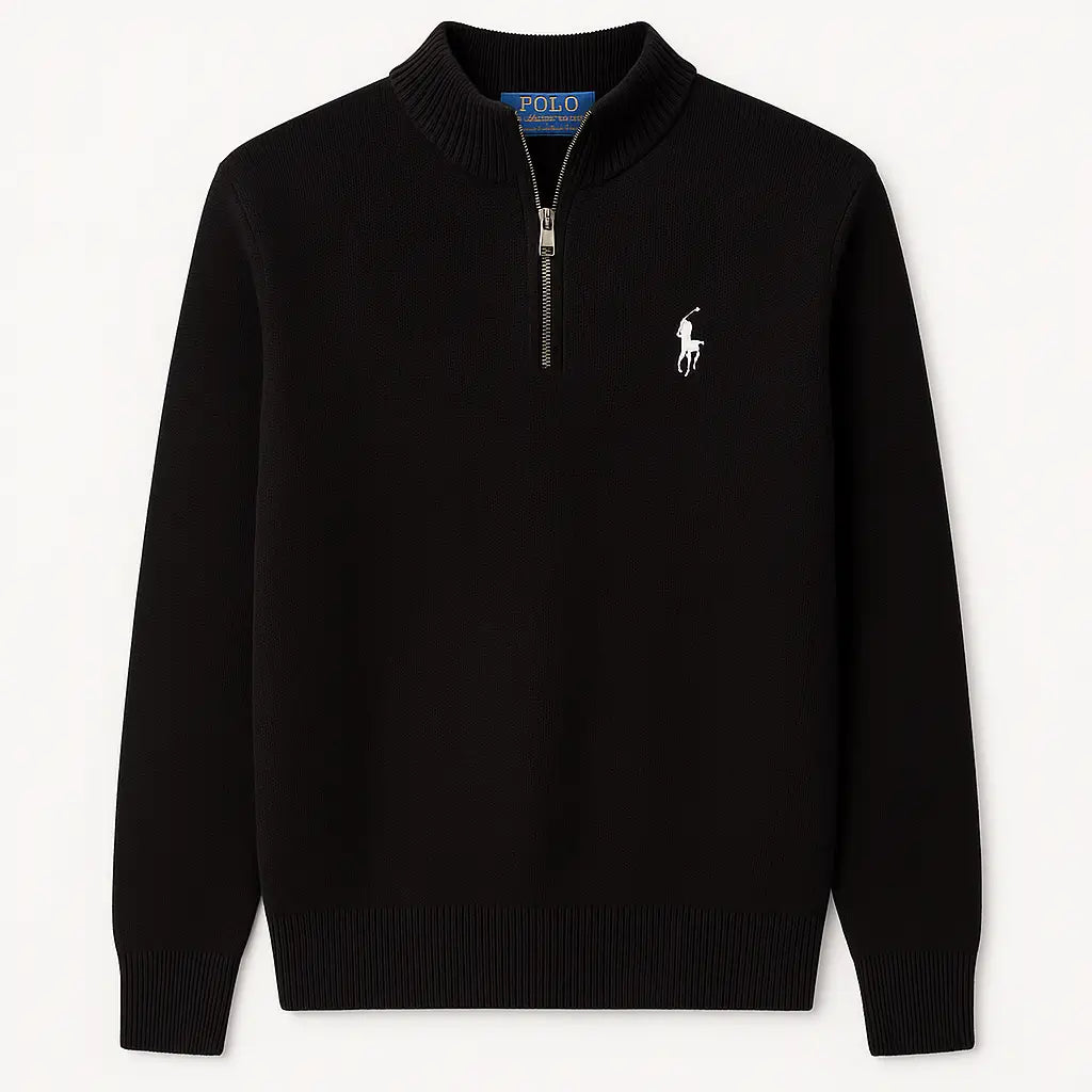 Ralph Lauren Knitted Polo Sweater – Complete Look Edition