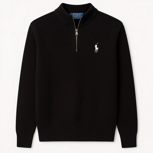 Ralph Lauren Knitted Polo Sweater – Complete Look Edition