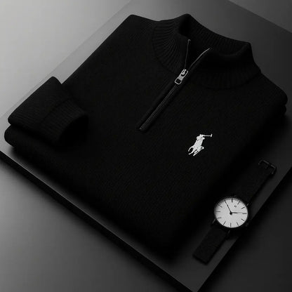 Ralph Lauren Knitted Polo Sweater – Complete Look Edition