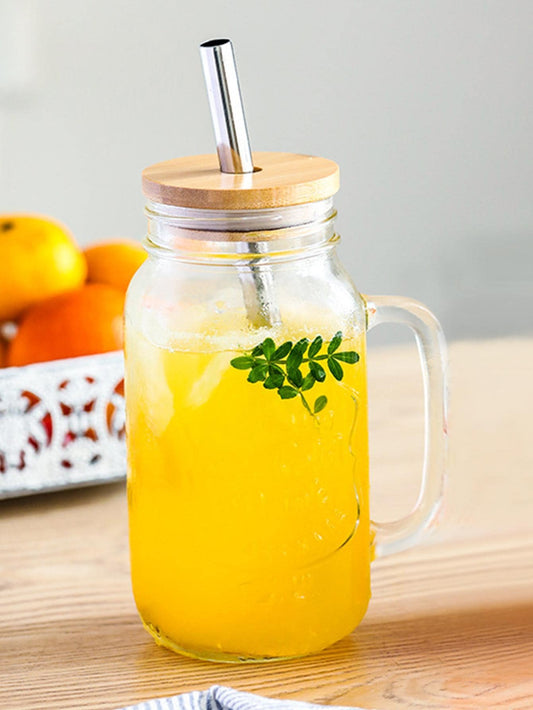 1pc Clear Straw Bottle