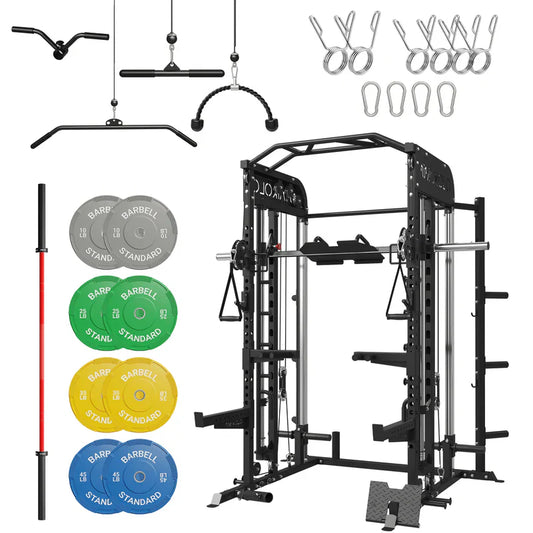 M7 Smith Machine Functional Trainer with Full Vertical Leg Press