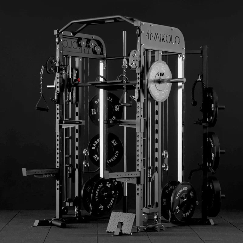 M7 Smith Machine Functional Trainer with Full Vertical Leg Press
